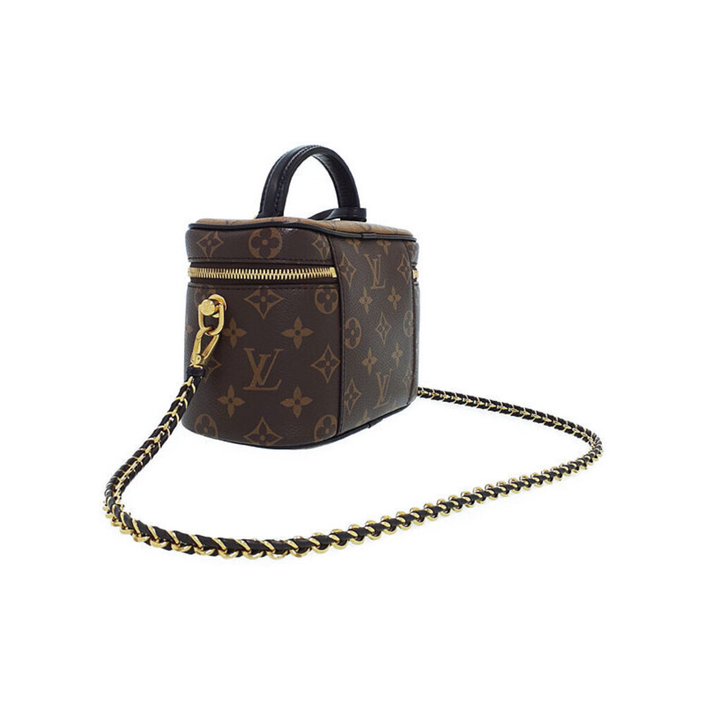 Louis Vuitton Bag Monogram Brown Leather Vanity NV